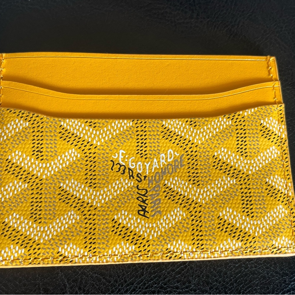 Goyard Saint-Sulpice Card Holder, used nice price